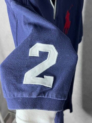 Polo Ralph Lauren Hemd blau grün rot Schlappkragen Größe M - Bild 3 von 6