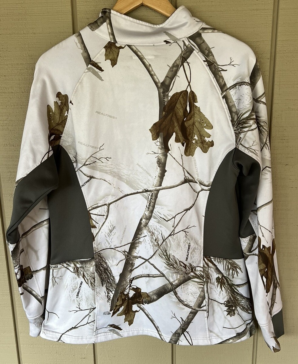 Pull Realtree Femme Grande Polaire Camouflage 1/4 Zip – Parfait Pour La Chasse Et L'Extérieur