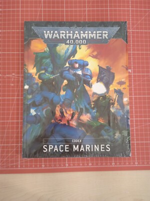 Warhammer 40.000 Codex Space Marines (Franziösisch) Die VP ist leicht beschädigt