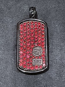 ruby dog tag