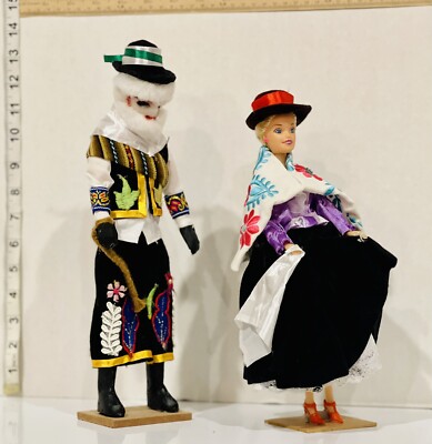 TUNANTADA Doll Women/Man Dancers Hand Made 12