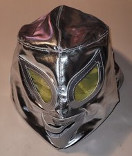 SANTO pro-fit Lucha Libre Mexican Wrestling Mask - Classic Silver