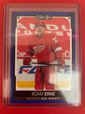 2021-22 O-Pee-Chee Blue Border #192 Adam Erne