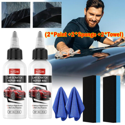 2PCS USA Ultimate Paint Restorer, Car Scratch Repair Wax, Car Buff Out Scratch