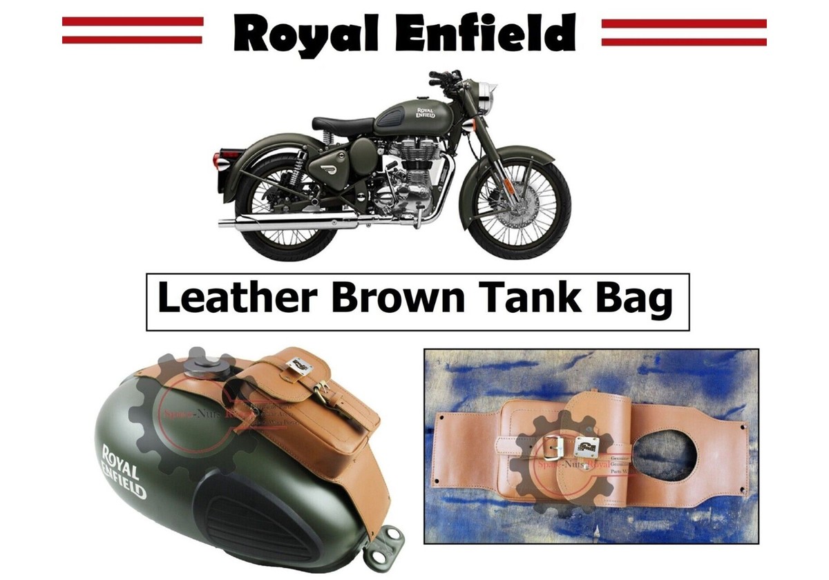 Classic 500 Bullet Side Leather Bags Leather Sacoche Royal Enfield