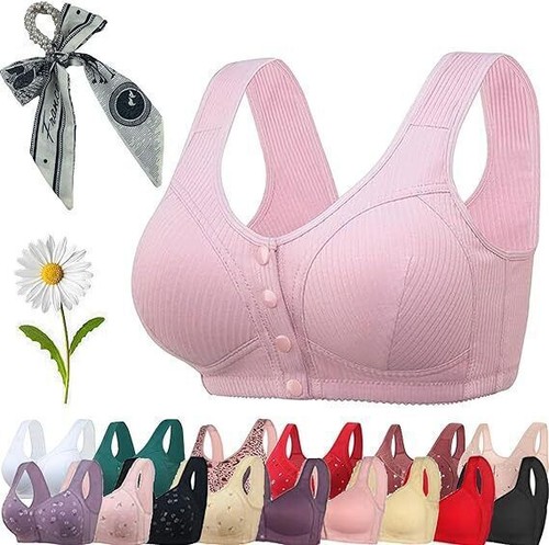 Daisy Bras for Older Women Bra - Comfortable & Convenient Front Button Seniors - Picture 19 of 30