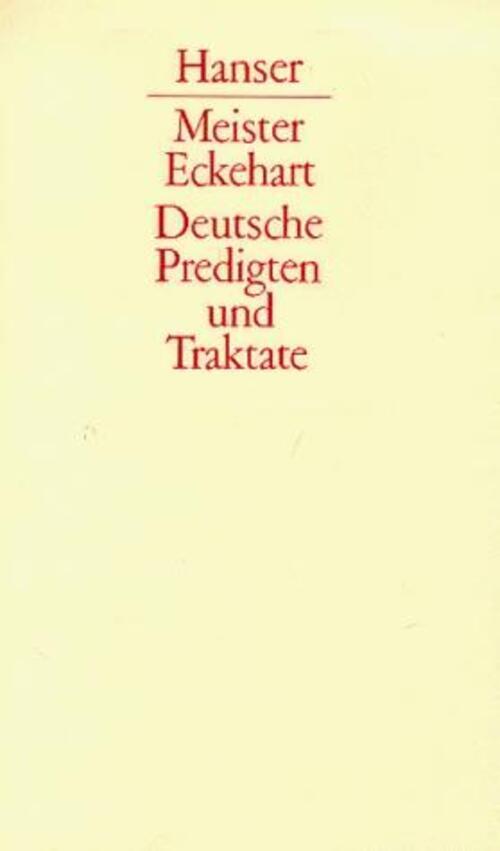 Thumbnail - Deutsche Predigten Und Traktate Meister Eckhart Buch 548 S. Deutsch