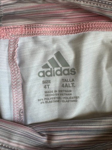ADIDAS GIRLS SIZE 4t MULTICOLORED LEGGINGS - Picture 2 of 5