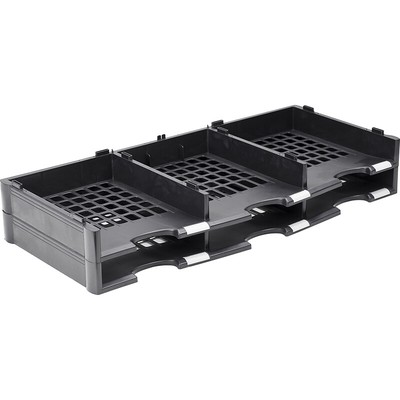 Storex 6 Compartment Organizer Add On Unit