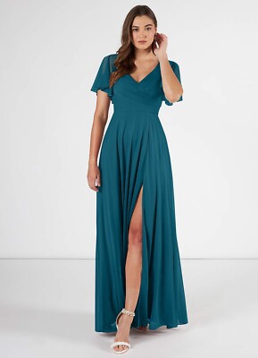 Azazie Bridesmaid Dress Induh Ink Blue (A6) | eBay