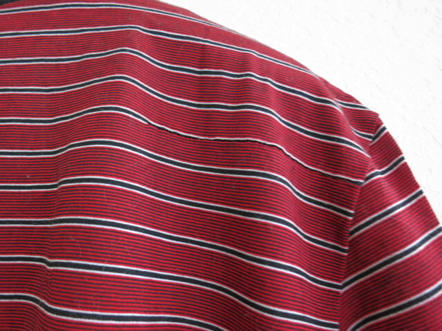 SS09 DIOR HOMME RED/BLACK STRIP 
