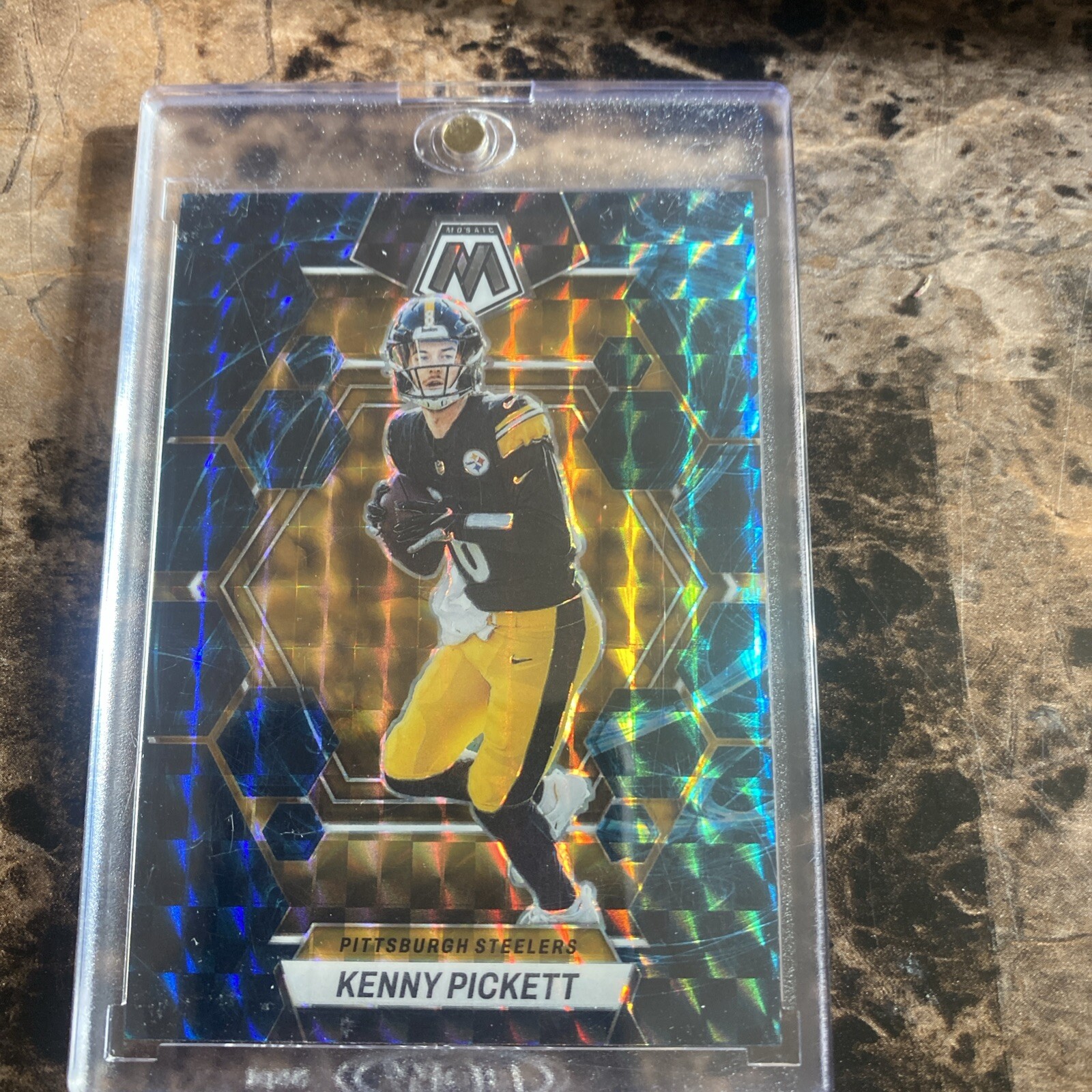 2023 Panini Mosaic Kenny Pickett #201 Genesis Mosaic SP Case Hit