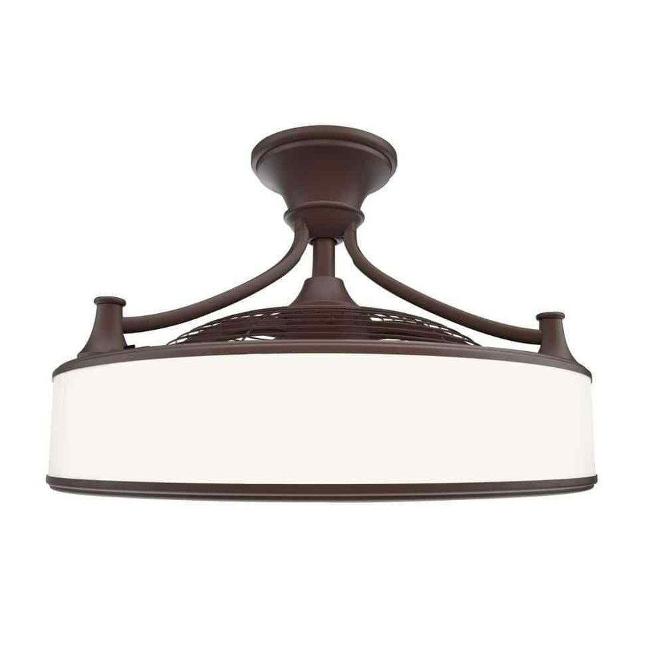 Home Decorators Windara 22 in. LED Indoor/Covered Outdoor Bronze