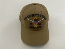 THE UNIVERSITY OF TEXAS NAVAL ROTC The Corps Beige Baseball Cap One Size