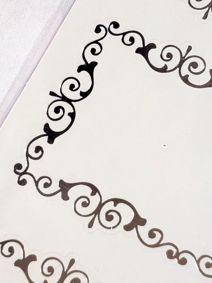 Recollections METALLIC SILVER FRAME Labels - 12 pcs - Image 3 of 4