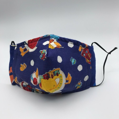 NUOVO Copriviso Bambini Panno Copri Mascherina 100% Cotone Filtro Tasca Naso Filo - Foto 58 di 59