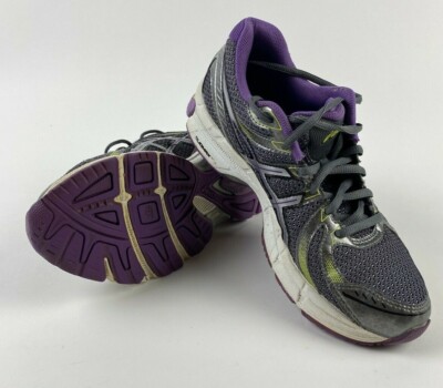 Women's Asics Running Shoes Athletic T379N Gel Exalt Duomax GRAY PURPLE Size 8