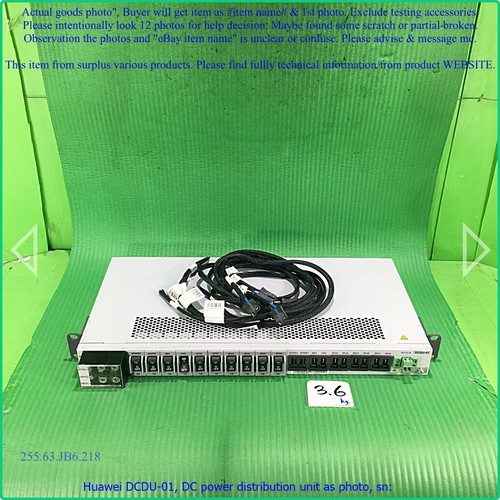 Huawei DCDU-01, DC power distribution unit as photo, sn:3362LAST, FedEx-DHLtoUS - 第 1/12 張圖片