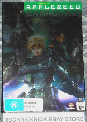 APPLESEED EX MACHINA DVD ANIMATION (JOHN WOO) 2 DVD SET REGION 4 (MADMAN)