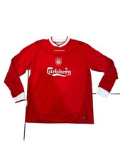 Liverpool Special football shirt 2002 Soccer Long Sleeve Jersey Rare Size XL