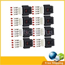 8PCS Ignition Coil Plug Connector Kit For 90980-11885 Toyota Lexus Camry Yaris