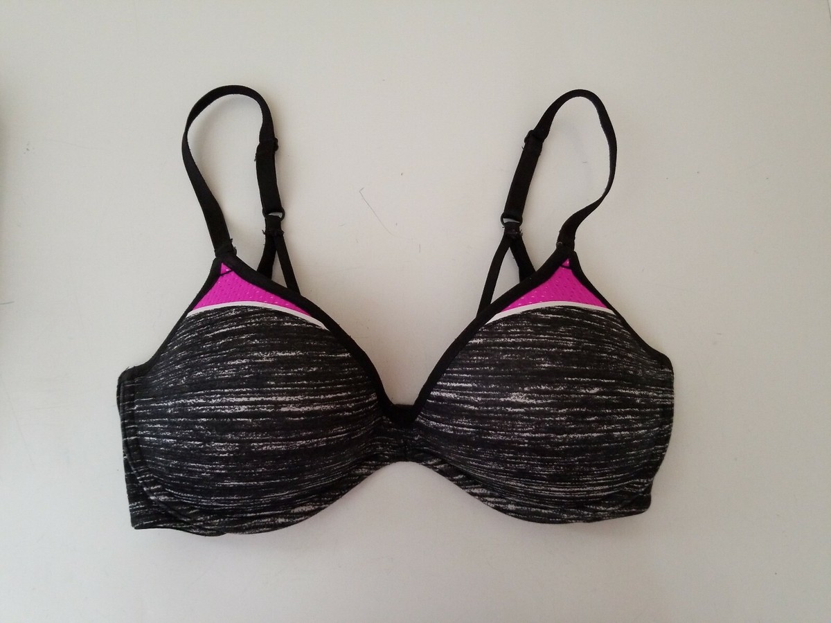 Victoria’s Secret ブラ32D& ショーツ Victoria's Secret Pink Wear Everywhere T-Shirt Lightly Lined