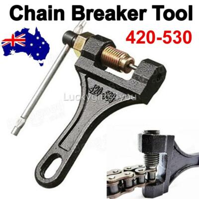 Chain Breaker Riveting Tool for Motorcycle ATV Dirt Bike Scooter Bicycle Tractor Chain Break #420, 428, 520, 525, 528, 530 Chain Breaker Riveting Tool for Motorcycle ATV Dirt Bike Scooter Bicycle Tractor Chain Break #420, 428, 520, 525, 528, 530