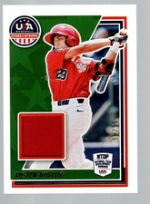2022 USA Stars & Stripes Materials Gold #USAM-AR Austen Roellig /99