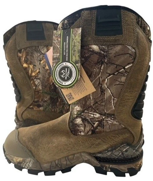 IRISH SETTER x REALTREE XTRA DEER TRACKER WELLINGTON CAMO HUNTING BOOT SIZE 13 - Image 3 of 4