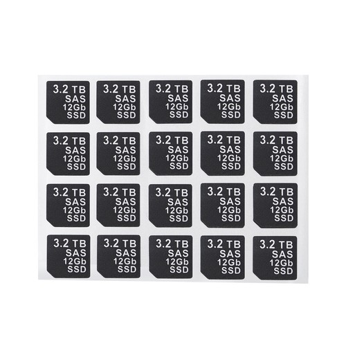 LOT OF 20 Capacity Sticker FOR DELL DXD9H X7K8W 14gen hard disk tray Caddy - Picture 29 of 58