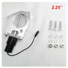 2.25'' inch Electric Exhaust Valve Kit Stainless Motor Headers Butterfly Valve