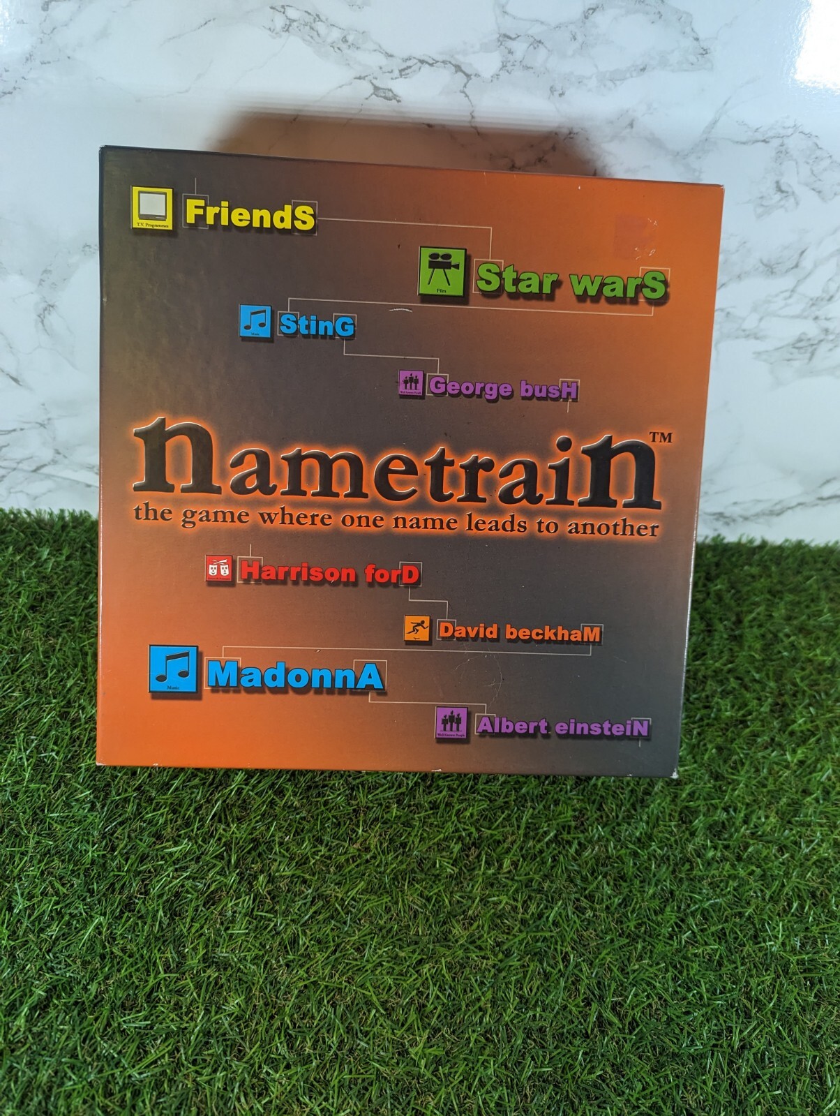 NAMETRAIN - QFREE GAMES board game quiz trivia party games night