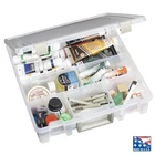 ARTBIN SUPER SATCHEL STORAGE BOX for craft is stackable with 6 compartments