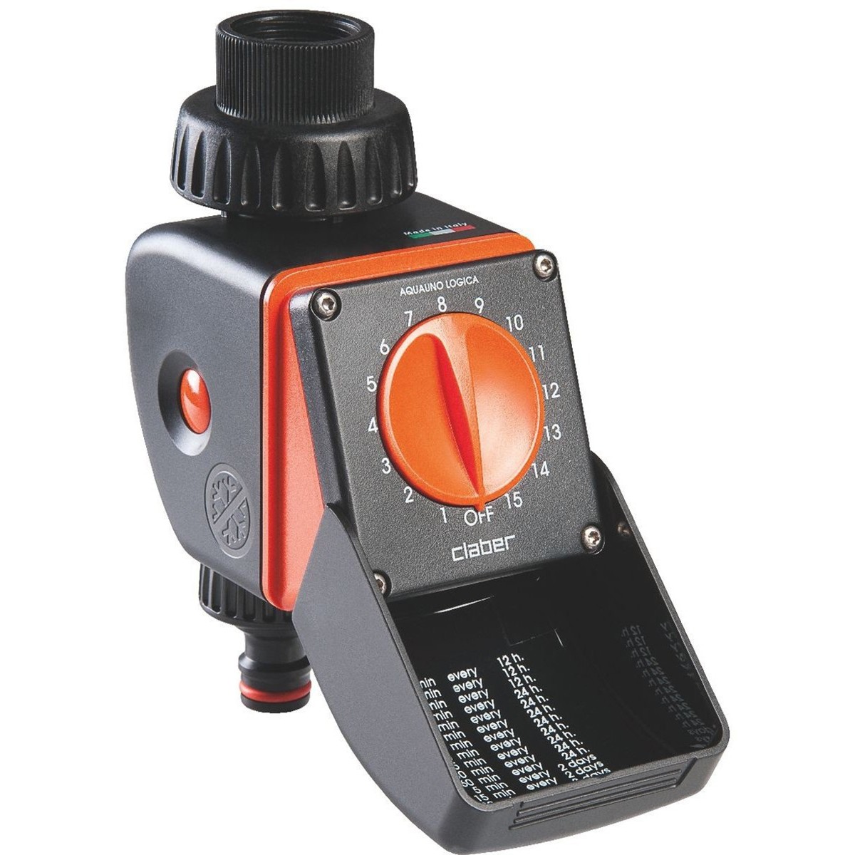 Programmateur de robinet Claber Ap1177 avec minuterie cyclique pour optimiser l'arrosage
