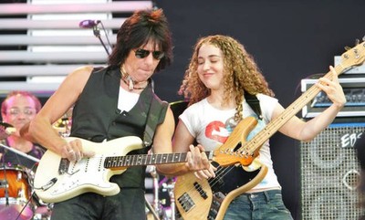 Jeff Beck and Tal Wilkenfeld perform at Eric Clapton's Crossroads - Old Photo