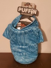 Puffin Drinkwear Insulated Tall Can Cooler The Shaka Hoodie Ripple / Crater Blue