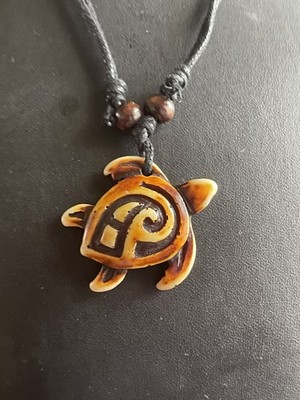 Elegant Sea Turtle Necklace For Women Adjustable Black Rope Ocean Jewelry