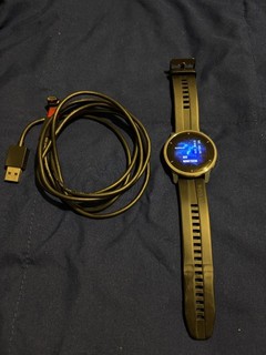 Garmin Venu 2 GPS Watch Silver Stainless Steel Bezel with Granite Blue Case...