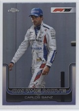 2025 Topps Chrome Formula 1 F1 On The Move Refractor Carlos Sainz Jr #189 0kb5