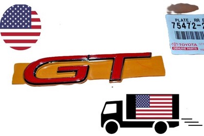Genuine Red Emblem For Toyota Corolla Celica Gt 75472-20160 New