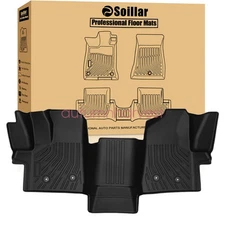 Front Row Floor Mats Liner For 2022-2024 Ford Transit 150/250/350 TPE Waterproof