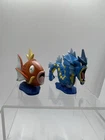 Tomy 1999 Vintage Pokemon Figure 2” Magikarp And Gyarados