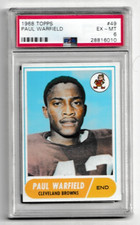 1968 Topps PAUL WARFIELD card #49 EX-MT PSA 6 Cleveland Browns