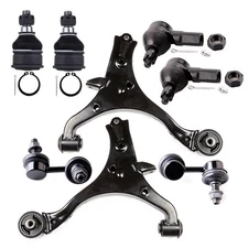 8Pcs For 2001-2003 Honda Civic Front Lower Control Arms Ball Joints Sway Bars