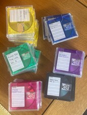 Last 15 Mini discs - Maxell 74 all with Cases - various colours