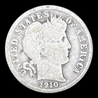 1910 Barber Silver Dime