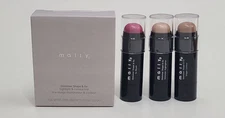 Mally Beauty Shimmer Shape & Go Highlight & Contour Trio Lighter 3x0.21 oz