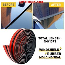 4m Car Front Windshield Panel Rubber Seal Strip Sealed Moulding Trim Accessories 4m Car Front Windshield Panel Rubber Seal Strip Sealed Moulding Trim Accessories