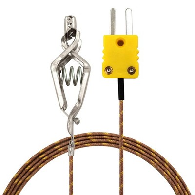 TL0501, K-Type Sensor Probes Alligator Clip Probe for K-Type Probe Thermocoup...