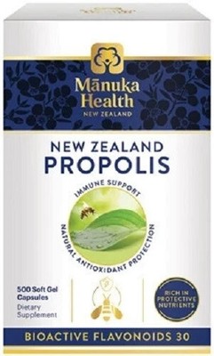 100% Pure New Zealand Manuka Health BIO30  Propolis Capsules ( 500 capsules )